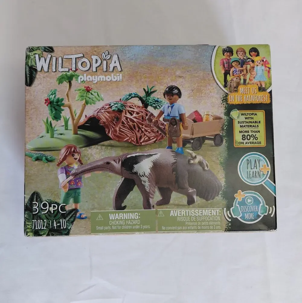 ✨ NEW IN BOX! ✨Playmobil Wiltopia: Anteater Care Building Set (Item #71012)